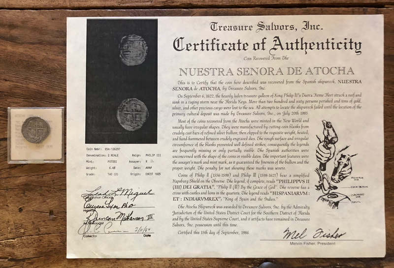 Bolivia 4 Reales Philip III from Atocha 1622 Shipwreck 2