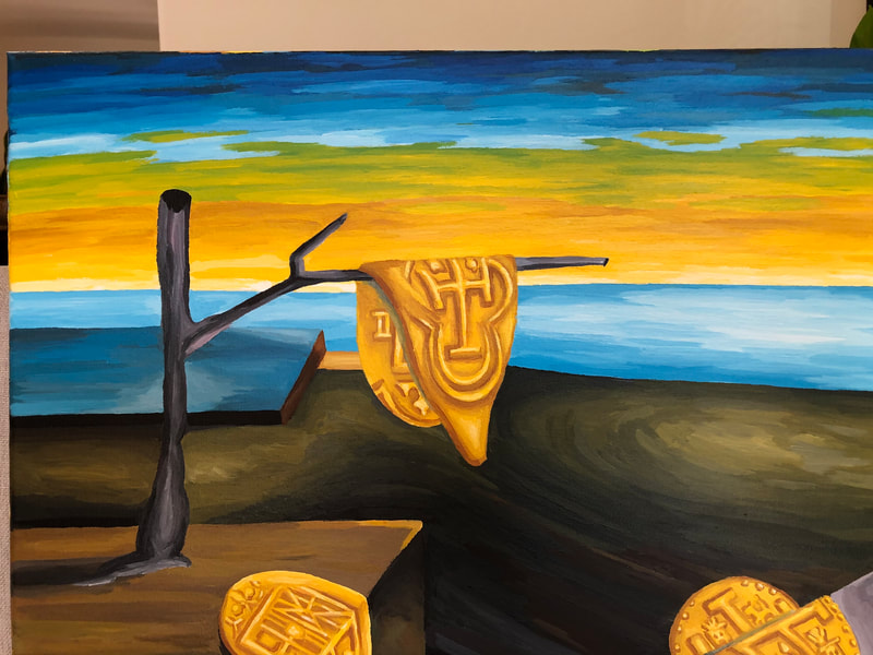 Treasure Paintings by JR Bissell: A Pirate Rendition of Salvador Dali 5