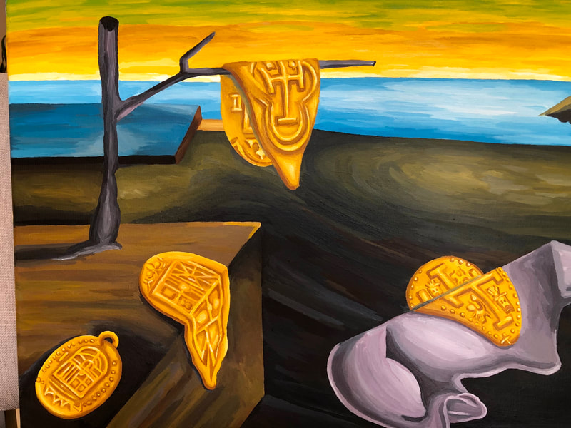 Treasure Paintings by JR Bissell: A Pirate Rendition of Salvador Dali 17