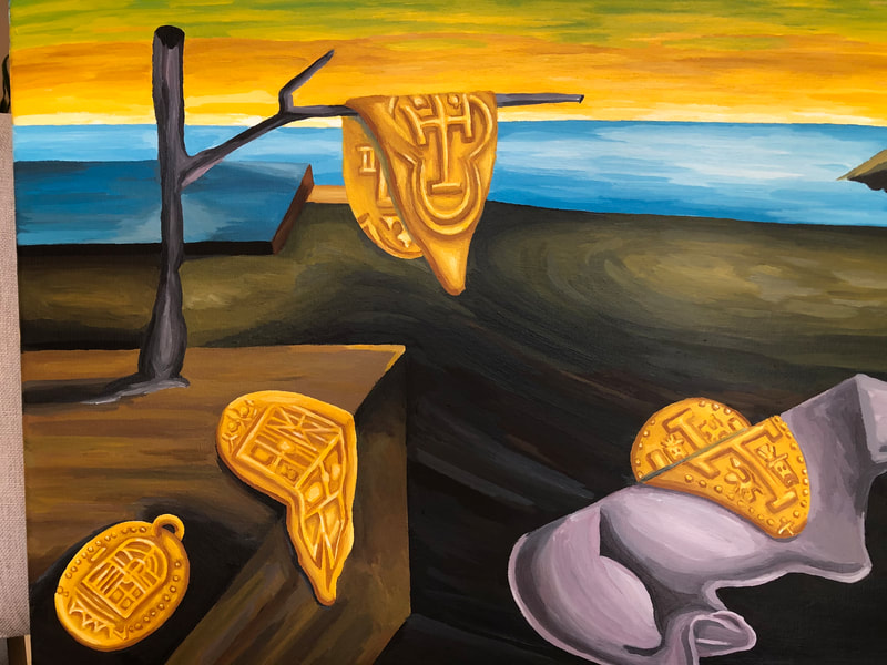 Treasure Paintings by JR Bissell: A Pirate Rendition of Salvador Dali 13