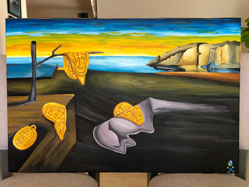 Treasure Paintings by JR Bissell: A Pirate Rendition of Salvador Dali 9