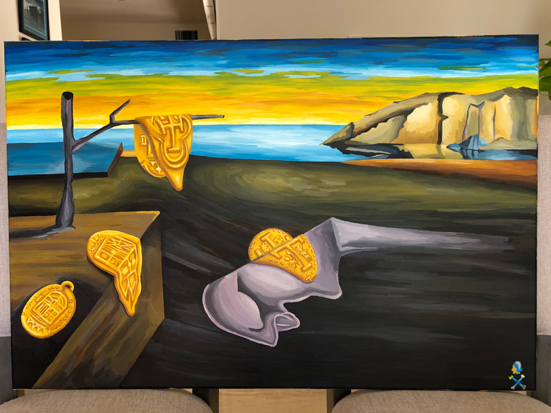 Treasure Paintings by JR Bissell: A Pirate Rendition of Salvador Dali 3