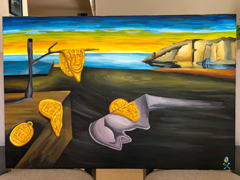 Treasure Paintings by JR Bissell: A Pirate Rendition of Salvador Dali 19