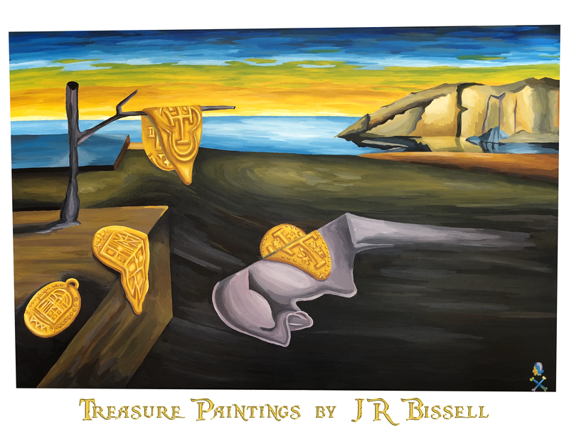 Treasure Paintings by JR Bissell: A Pirate Rendition of Salvador Dali 20