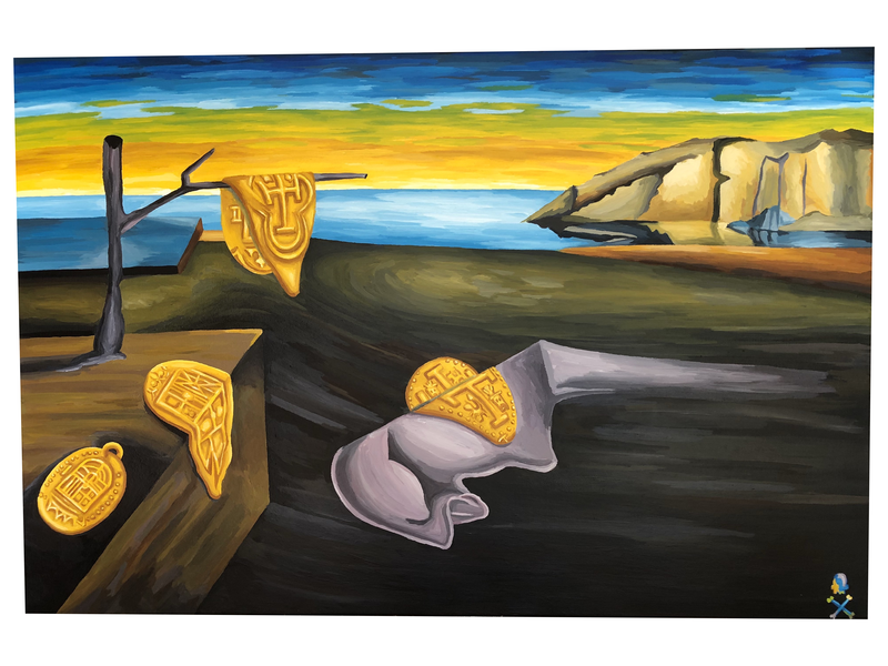 Treasure Paintings by JR Bissell: A Pirate Rendition of Salvador Dali 7