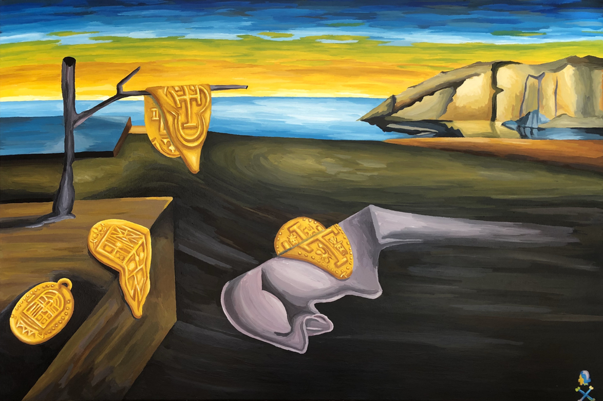 Treasure Paintings by JR Bissell: A Pirate Rendition of Salvador Dali