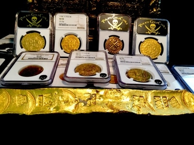 ​ATOCHA GOLD TREASURE BAR 1622 “EN RADA” 889 gm/ 31.3 Oz from Mel Fisher 1985 Salvage w/ COA! 13