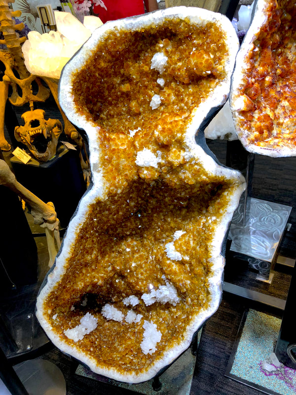 Pirate Gold Coins Treasures of the Earth - Citrine Formation