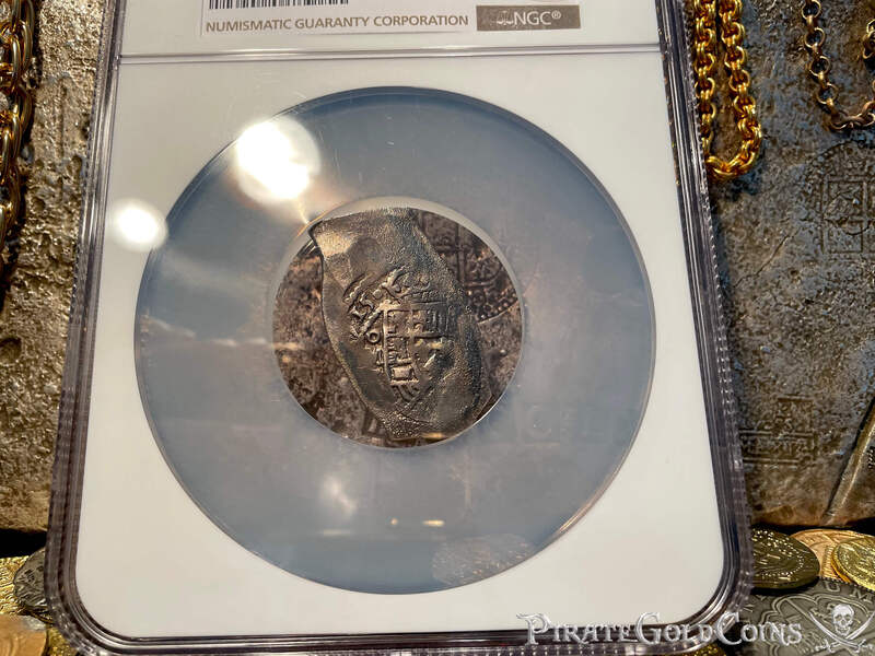 Mexico 8 Reales Dated 1715! "From 1715 Plate Fleet Shipwreck" NGC XF 6