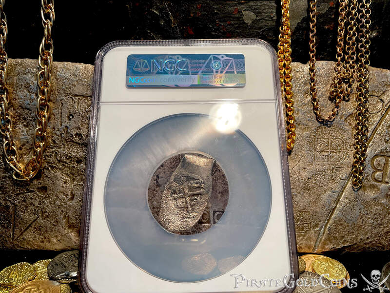 Mexico 8 Reales Dated 1715! "From 1715 Plate Fleet Shipwreck" NGC XF 15