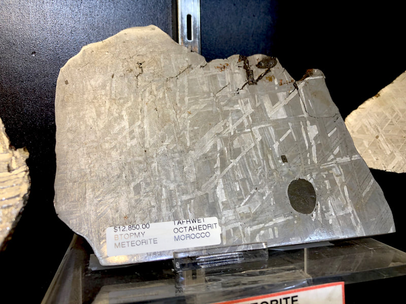 Pirate Gold Coins Treasures of Space ~ Iron Meteorite Slice 2