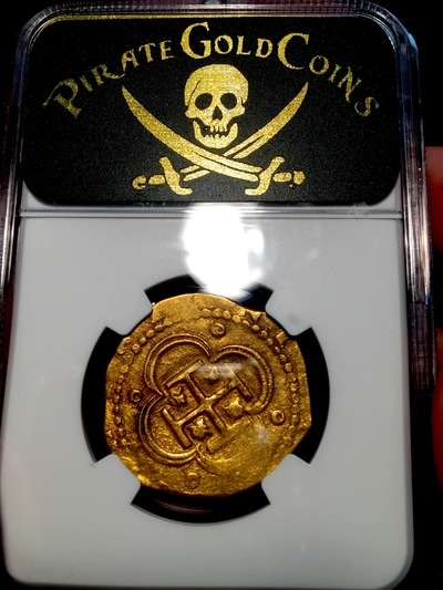 Spain  4 Escudos  1556-98  "Incredible Strike & Toning"  NGC 45 8