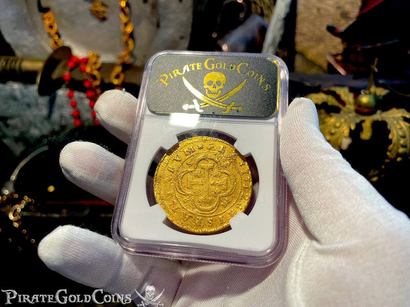 Spain 8 Escudos 1712 "Designated From the 1715 Fleet Shipwreck" NGC 2