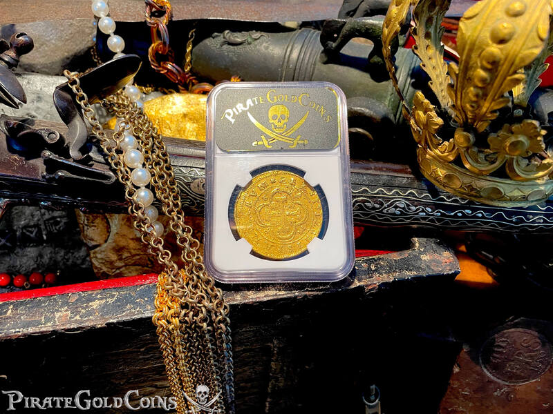 Spain 8 Escudos 1712 "Designated From the 1715 Fleet Shipwreck" NGC 22