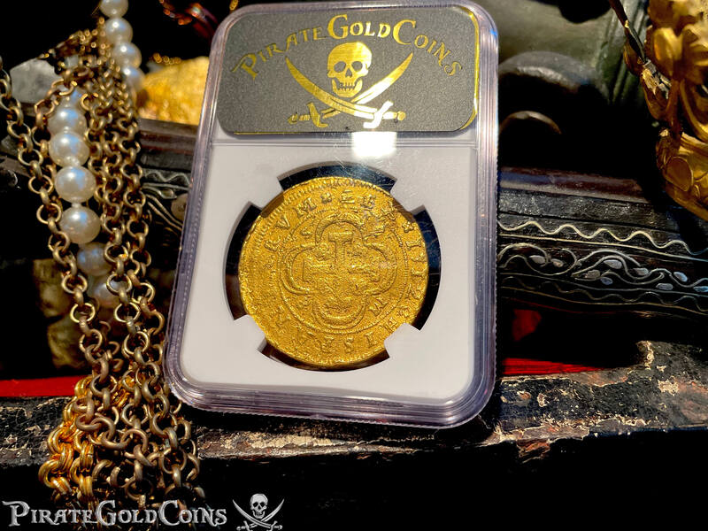 Spain 8 Escudos 1712 "Designated From the 1715 Fleet Shipwreck" NGC 11