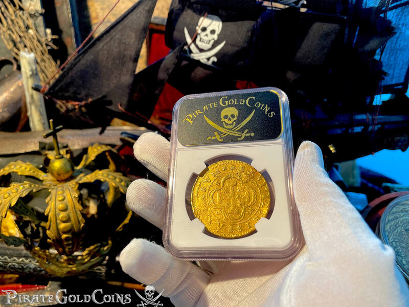 Spain 8 Escudos 1712 "Designated From the 1715 Fleet Shipwreck" NGC 26