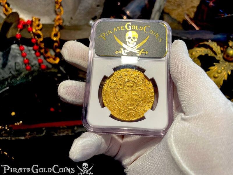 Spain 8 Escudos 1712 "Designated From the 1715 Fleet Shipwreck" NGC 37