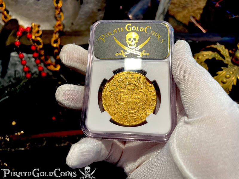 Spain 8 Escudos 1712 "Designated From the 1715 Fleet Shipwreck" NGC 38