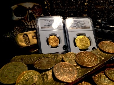 Mexico 1715  "Full Date - 1715 Plate Fleet Shipwreck"  NGC 62 22