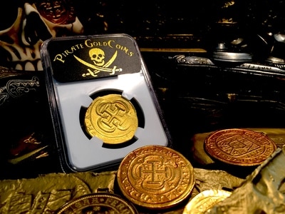 Mexico 1715  "Full Date - 1715 Plate Fleet Shipwreck"  NGC 62 8