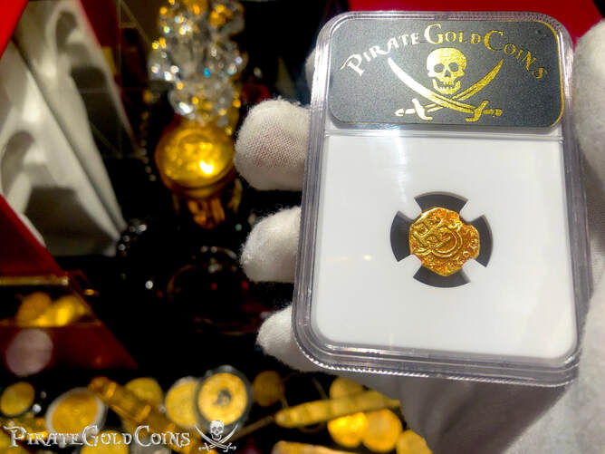 Spain 1 Escudo 1623 "Full Date" NGC 30 Pirate Gold Coins