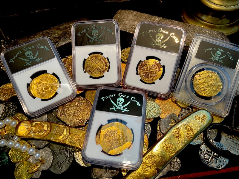 Mexico 8 Escudos Full Date 1713 "From 1715 Fleet Shipwreck" NGC 63 18