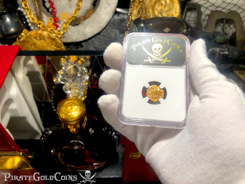 Spain 1 Escudo 1623 "Full Date" NGC 30 Pirate Gold Coins 12