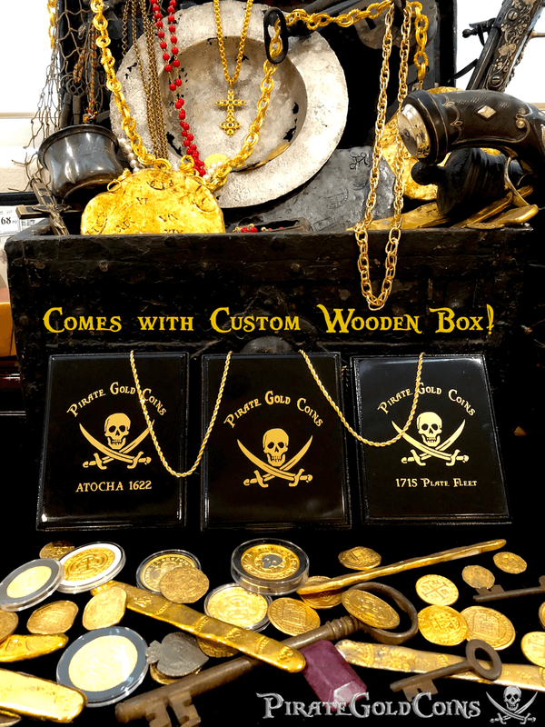 Pirate Gold Coins - Commemorative Piece with Treasure Map! 5