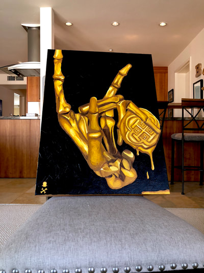 Treasure Paintings by JR Bissell: Golden Hand | JR Bissell 14