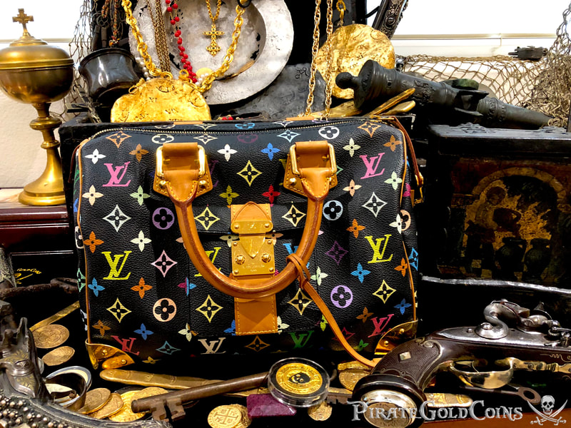 Louis Vuitton Takashi Murakami Speedy 30 Hand Bag Black Monogram Purse 14