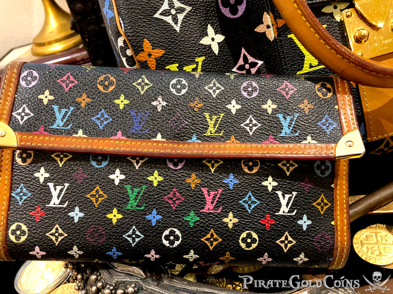 Louis Vuitton Takashi Murakami Speedy 30 Hand Bag Black Monogram Purse 26