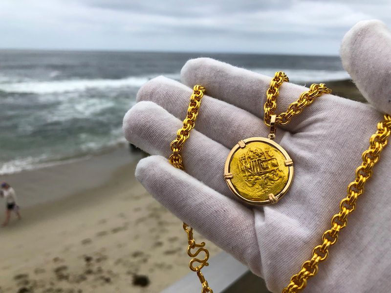 Mexico 4 Escudos 1711 Pendant 5