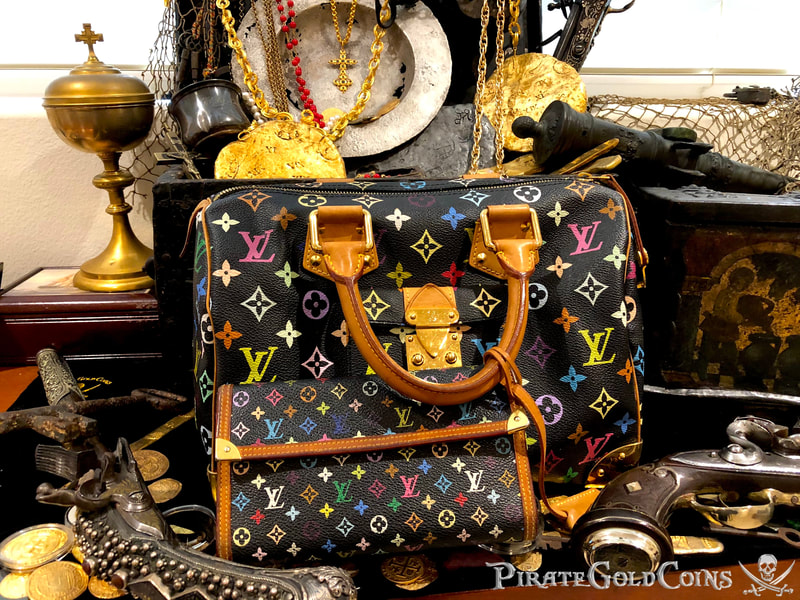 Louis Vuitton Takashi Murakami Speedy 30 Hand Bag Black Monogram Purse 27
