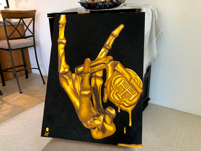 Treasure Paintings by JR Bissell: Golden Hand | JR Bissell 15