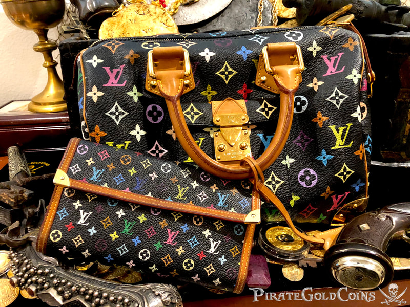 Louis Vuitton Takashi Murakami Speedy 30 Hand Bag Black Monogram Purse 29