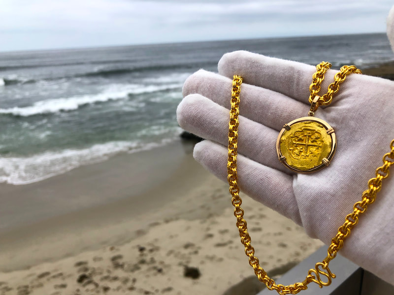 Mexico 4 Escudos 1711 Pendant 7