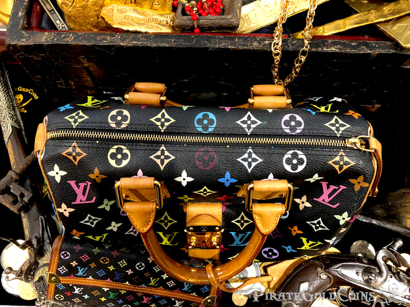 Louis Vuitton Takashi Murakami Speedy 30 Hand Bag Black Monogram Purse 22