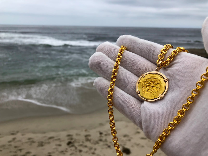 Mexico 4 Escudos 1711 Pendant 15