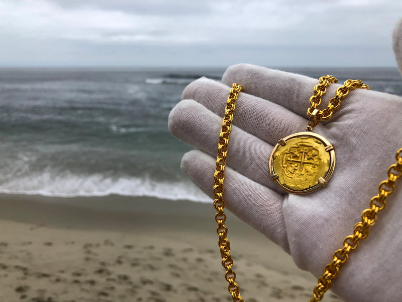 Mexico 4 Escudos 1711 Pendant 19