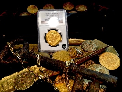 Mexico  8 Escudos  1714  "Finest 1714 Known for All"  NGC 64 11