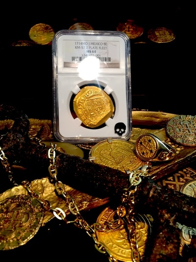 Mexico  8 Escudos  1714  "Finest 1714 Known for All"  NGC 64 13