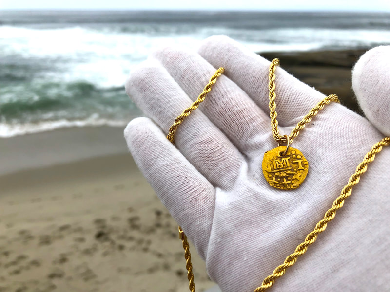 Peru 1 Escudo 1736 Pirate Gold Coins Treasure Jewelry 3