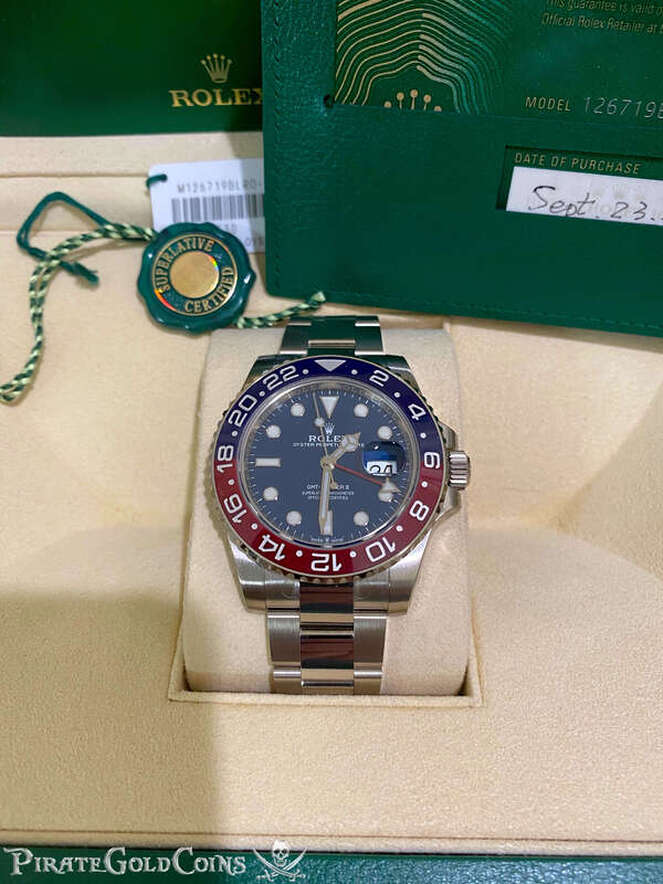 Brand New White Gold 2020 GMT- Master II Rolex Oyster Perpetual