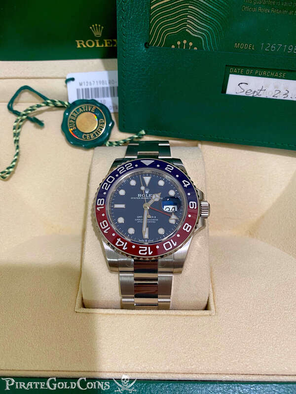 Brand New White Gold 2020 GMT- Master II Rolex Oyster Perpetual 5