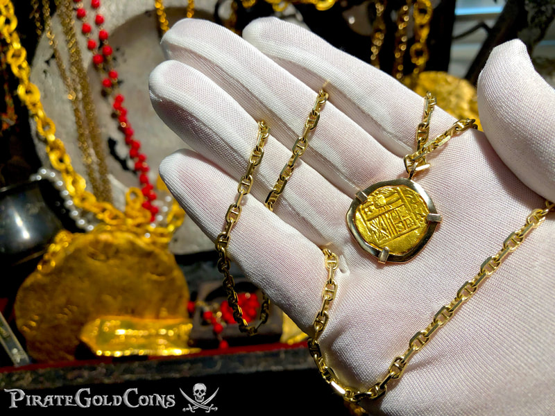 Colombia 2 Escudos 1667-93 Pendant Jewelry Treasure 5