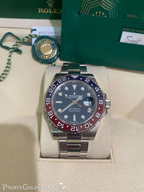 Brand New White Gold 2020 GMT- Master II Rolex Oyster Perpetual 8