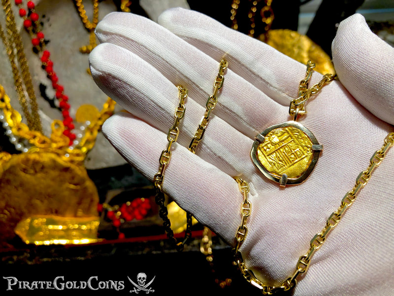 Colombia 2 Escudos 1667-93 Pendant Jewelry Treasure 8