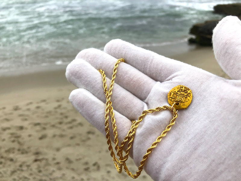 Peru 1 Escudo 1736 Pirate Gold Coins Treasure Jewelry 9