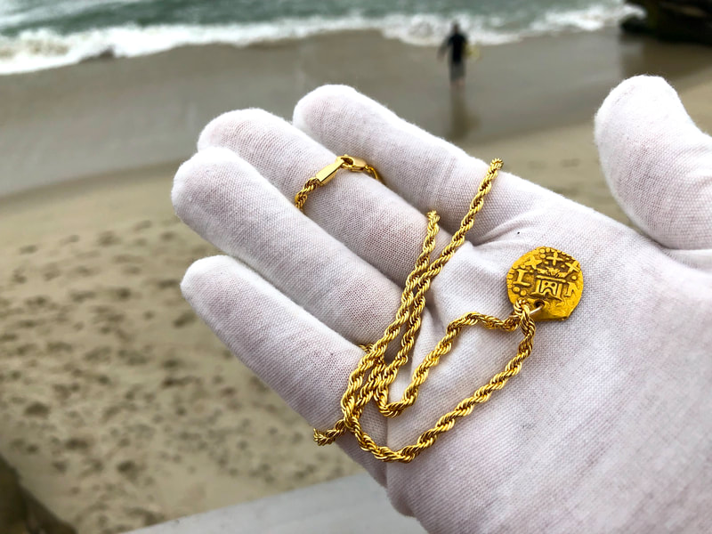 Peru 1 Escudo 1736 Pirate Gold Coins Treasure Jewelry 13