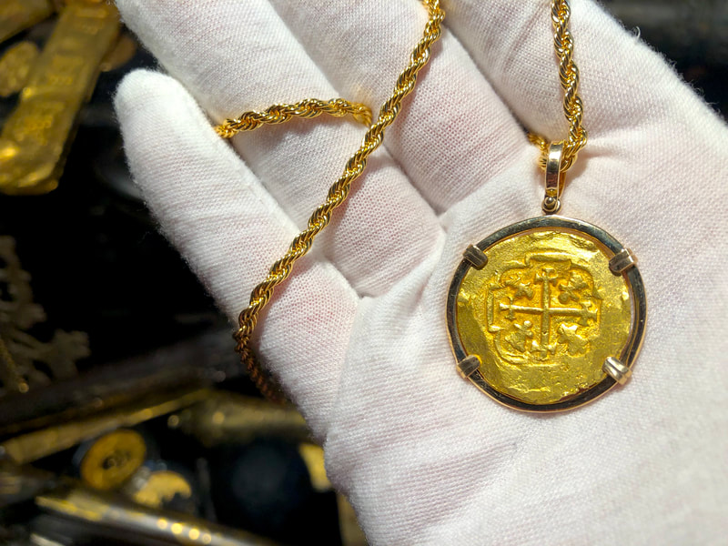 Mexico 4 Escudos 1711 Pendant 8